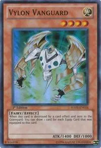 Vylon Vanguard HA05-EN016 Unlimited Yu-Gi-Oh card from Hidden Arsenal 5: Steelswarm Invasion