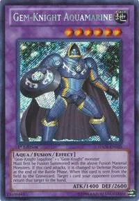 Gem-Knight Aquamarine HA05-EN020 Yu-Gi-Oh card from Hidden Arsenal 5: Steelswarm Invasion