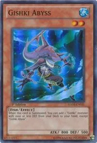 Gishki Abyss HA05-EN031 1st Edition Yu-Gi-Oh card from Hidden Arsenal 5: Steelswarm Invasion