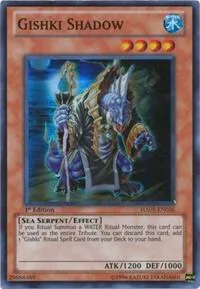 Gishki Shadow HA05-EN036 Yu-Gi-Oh card from Hidden Arsenal 5: Steelswarm Invasion
