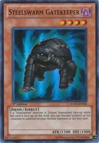 Steelswarm Gatekeeper HA05-EN045 1st Edition Yu-Gi-Oh card from Hidden Arsenal 5: Steelswarm Invasion