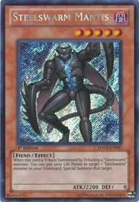 Steelswarm Mantis HA05-EN047 Unlimited Yu-Gi-Oh card from Hidden Arsenal 5: Steelswarm Invasion