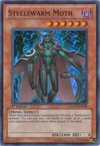 Steelswarm Moth HA05-EN048 Yu-Gi-Oh card from Hidden Arsenal 5: Steelswarm Invasion