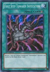 First Step Towards Infestation HA05-EN057 1st Edition Yu-Gi-Oh card from Hidden Arsenal 5: Steelswarm Invasion
