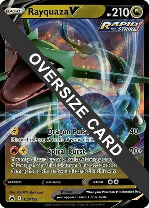Rayquaza V 100/159 #100/159 Pokémon card from Jumbo Cards