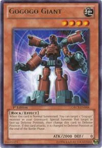 Gogogo Giant ORCS-EN004 Yu-Gi-Oh card from Order of Chaos