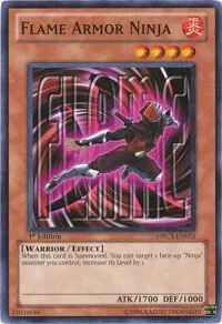 Flame Armor Ninja ORCS-EN013 Yu-Gi-Oh card from Order of Chaos