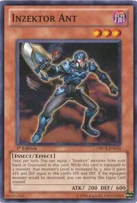Inzektor Ant ORCS-EN018 1st Edition Yu-Gi-Oh card from Order of Chaos