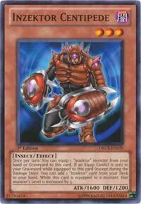 Inzektor Centipede ORCS-EN019 Yu-Gi-Oh card from Order of Chaos