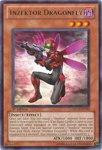 Inzektor Dragonfly ORCS-EN020 Unlimited Yu-Gi-Oh card from Order of Chaos