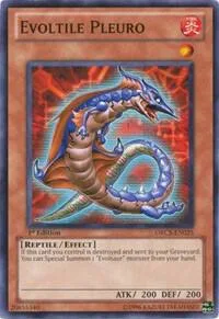 Evoltile Pleuro ORCS-EN025 Unlimited Yu-Gi-Oh card from Order of Chaos