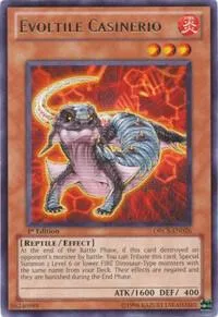 Evoltile Casinerio ORCS-EN026 Unlimited Yu-Gi-Oh card from Order of Chaos