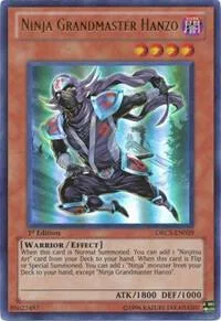 Ninja Grandmaster Hanzo ORCS-EN029 Yu-Gi-Oh card from Order of Chaos