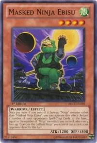 Masked Ninja Ebisu ORCS-EN030 Unlimited Yu-Gi-Oh card from Order of Chaos