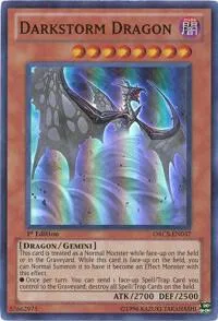 Darkstorm Dragon ORCS-EN037 1st Edition Yu-Gi-Oh card from Order of Chaos