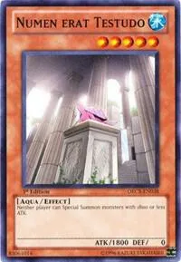 Numen erat Testudo ORCS-EN038 1st Edition Yu-Gi-Oh card from Order of Chaos