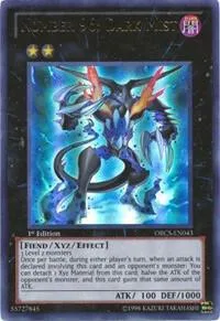 Number 96: Dark Mist ORCS-EN043 Unlimited Yu-Gi-Oh card from Order of Chaos