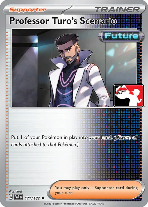 Professor Turo's Scenario #171/182 Pokémon card from Prize Pack Series Cards