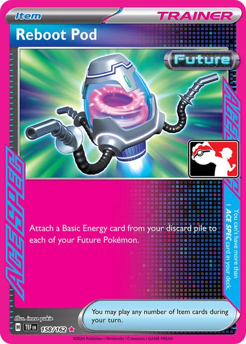Reboot Pod #158/162 Holofoil Pokémon card from Prize Pack Series Cards