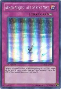 Armor Ninjitsu Art of Rust Mist ORCS-EN069 Yu-Gi-Oh card from Order of Chaos