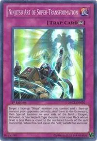 Ninjitsu Art of Super-Transformation ORCS-EN075 Unlimited Yu-Gi-Oh card from Order of Chaos