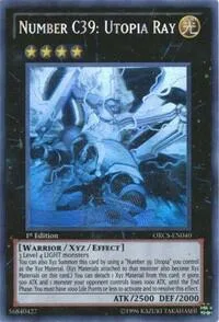 Number C39: Utopia Ray Ghost Rare ORCS-EN040 Unlimited Yu-Gi-Oh card from Order of Chaos