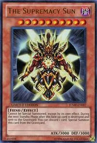 The Supremacy Sun JUMP-EN057 Yu-Gi-Oh card from Shonen Jump Magazine Promos