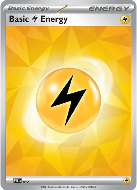 Basic Lightning Energy #012 Pokémon card from Scarlet & Violet Energies