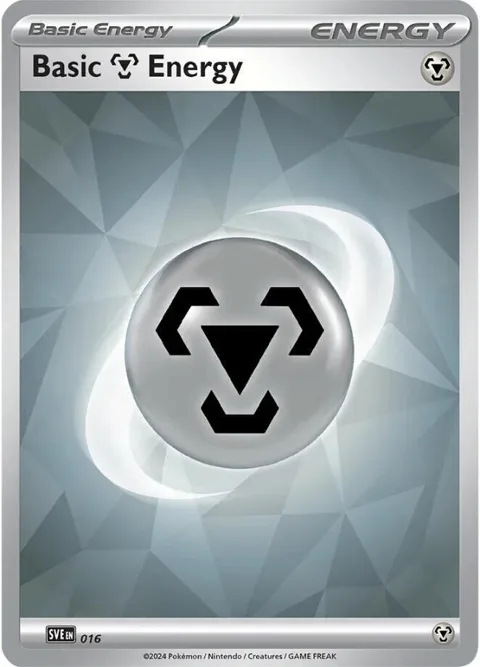 Basic Metal Energy #016 Pokémon card from Scarlet & Violet Energies