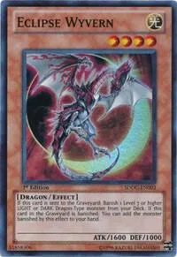 Eclipse Wyvern SDDC-EN003 Unlimited Yu-Gi-Oh card from Structure Deck: Dragons Collide