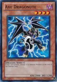 Axe Dragonute SDDC-EN008 1st Edition Yu-Gi-Oh card from Structure Deck: Dragons Collide