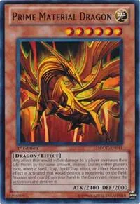 Prime Material Dragon SDDC-EN011 Unlimited Yu-Gi-Oh card from Structure Deck: Dragons Collide