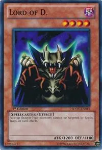 Lord of D. SDDC-EN015 Unlimited Yu-Gi-Oh card from Structure Deck: Dragons Collide