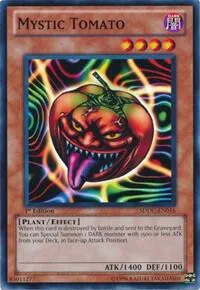 Mystic Tomato SDDC-EN016 Unlimited Yu-Gi-Oh card from Structure Deck: Dragons Collide