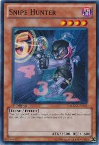 Snipe Hunter SDDC-EN018 Unlimited Yu-Gi-Oh card from Structure Deck: Dragons Collide
