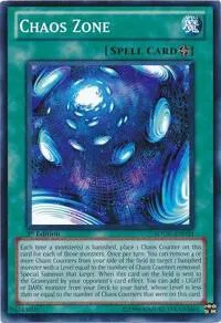 Chaos Zone SDDC-EN024 Yu-Gi-Oh card from Structure Deck: Dragons Collide