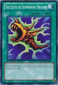 The Flute of Summoning Dragon SDDC-EN027 Unlimited Yu-Gi-Oh card from Structure Deck: Dragons Collide