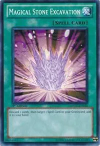Magical Stone Excavation SDDC-EN030 Unlimited Yu-Gi-Oh card from Structure Deck: Dragons Collide
