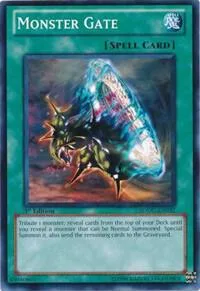 Monster Gate SDDC-EN032 Unlimited Yu-Gi-Oh card from Structure Deck: Dragons Collide