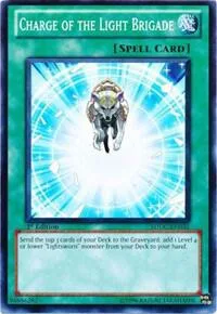 Charge of the Light Brigade SDDC-EN035 1st Edition Yu-Gi-Oh card from Structure Deck: Dragons Collide