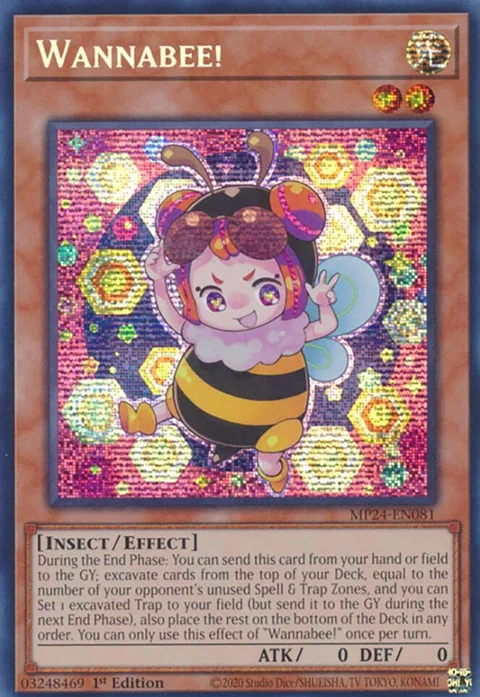 Wannabee! MP24-EN081 Yu-Gi-Oh card from 25th Anniversary Tin: Dueling Mirrors