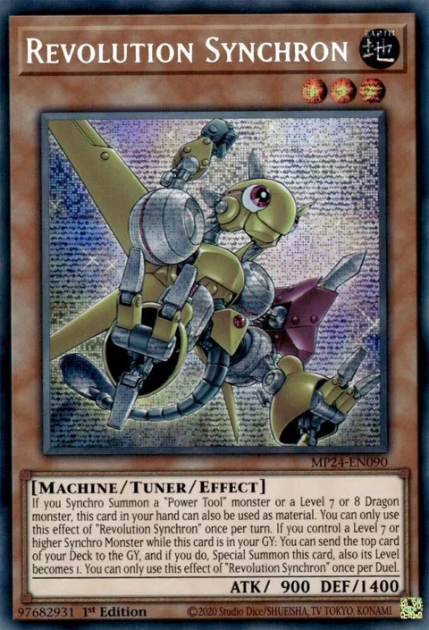 Revolution Synchron MP24-EN090 Yu-Gi-Oh card from 25th Anniversary Tin: Dueling Mirrors