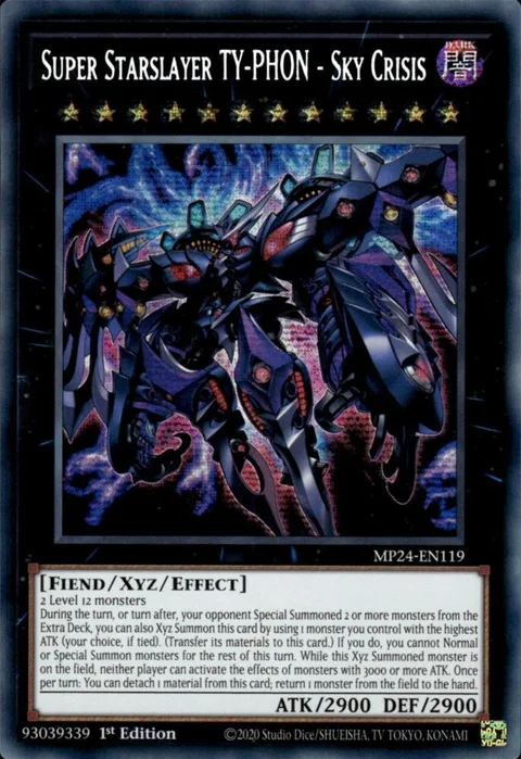 Super Starslayer TY-PHON - Sky Crisis MP24-EN119 Yu-Gi-Oh card from 25th Anniversary Tin: Dueling Mirrors