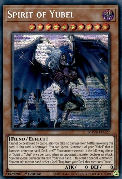 Spirit of Yubel MP24-EN127 Yu-Gi-Oh card from 25th Anniversary Tin: Dueling Mirrors