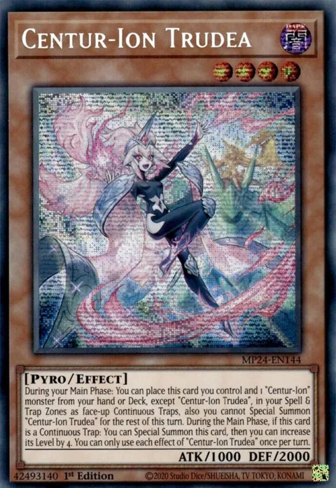 Centur-Ion Trudea MP24-EN144 Yu-Gi-Oh card from 25th Anniversary Tin: Dueling Mirrors
