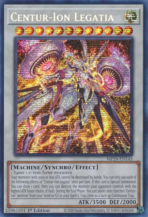 Centur-Ion Legatia MP24-EN145 Yu-Gi-Oh card from 25th Anniversary Tin: Dueling Mirrors