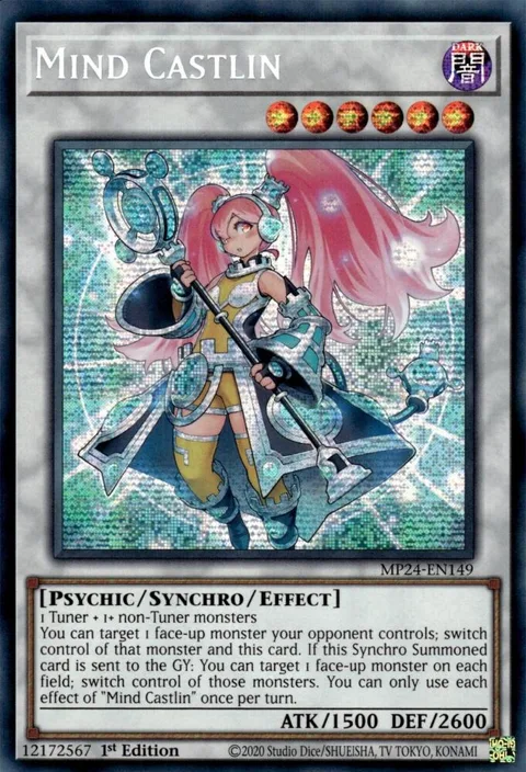 Mind Castlin MP24-EN149 Yu-Gi-Oh card from 25th Anniversary Tin: Dueling Mirrors