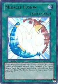 Miracle Fusion RYMP-EN021 Unlimited Yu-Gi-Oh card from Ra Yellow Mega Pack
