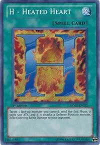 H - Heated Heart RYMP-EN023 Unlimited Yu-Gi-Oh card from Ra Yellow Mega Pack