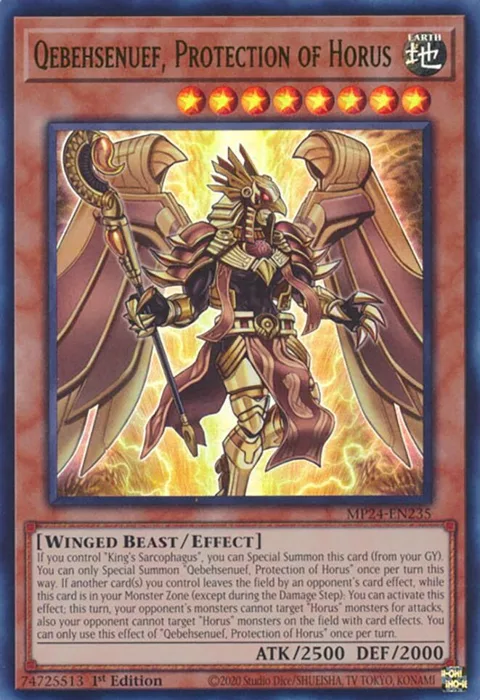 Qebehsenuef, Protection of Horus MP24-EN235 Yu-Gi-Oh card from 25th Anniversary Tin: Dueling Mirrors